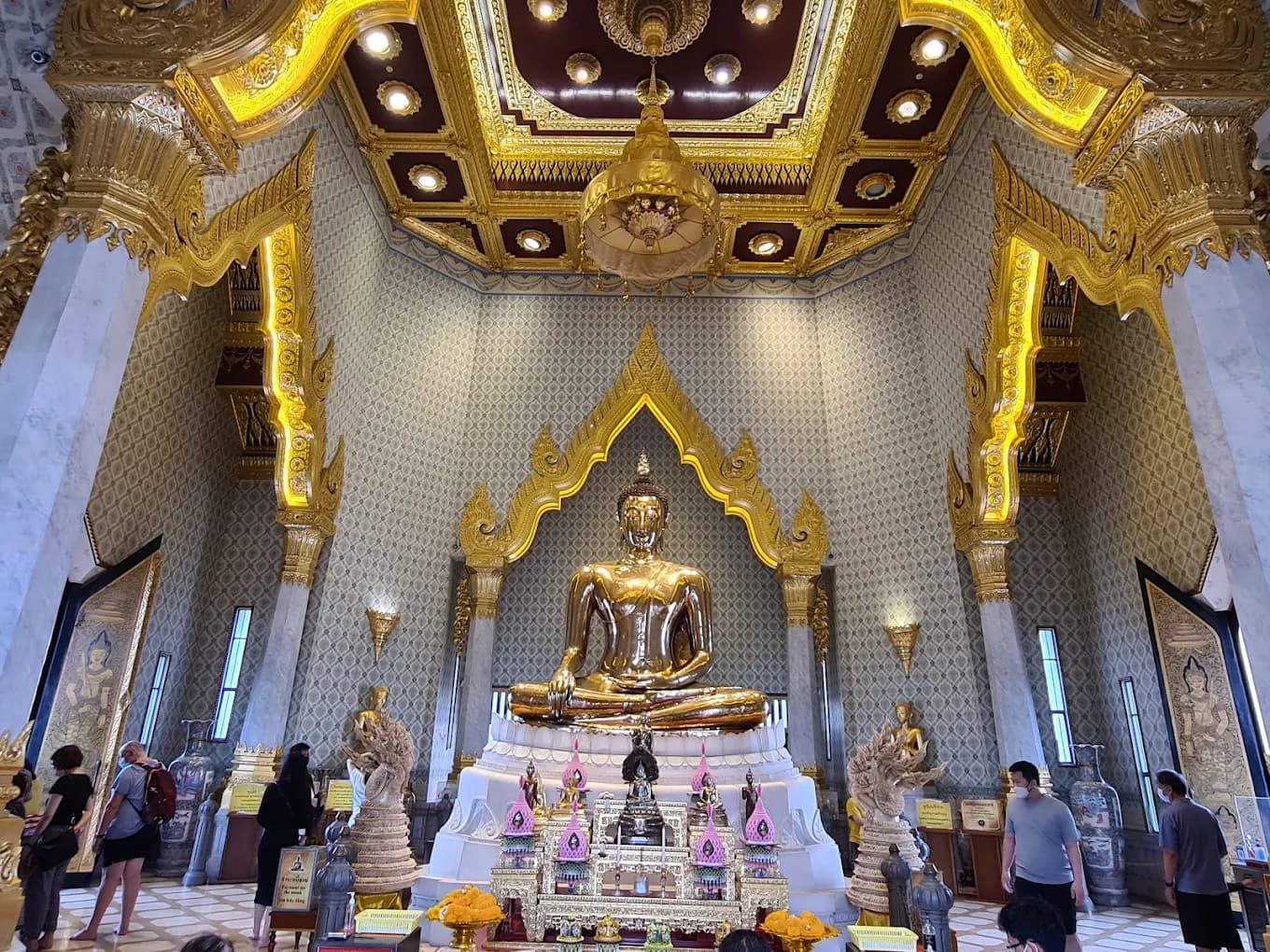 2 Temples (Golden Buddha and Marble Buddha)